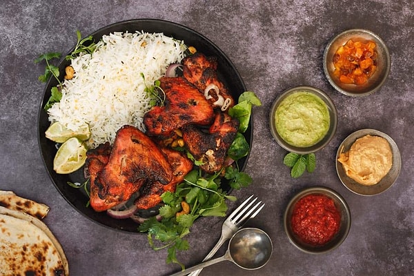 Listenin ikinci sırasında ise Hindistan'dan bir lezzet olan "Tandoori" yer aldı.