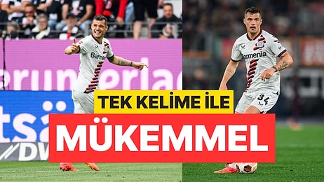 Bayer Leverkusen'in İsviçreli Orta Sahası Xhaka Frankfurt'a Muhteşem Bir Gol Attı