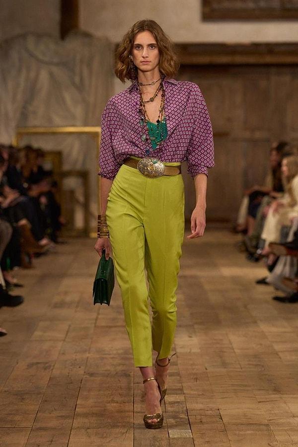 Runways do not shy away from pushing the boundaries of color and pattern.