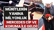 Menzil Şeyhinin Oğluna Avrupa'da Özel Karşılama: Müritlerin Yanına Milyonluk Mercedes Cip ve Koruma ile Geldi