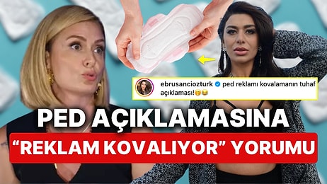 Ceyda Düvenci'nin Ped Açıklamasını Duyan Ebru Şancı "Reklam Kovalıyor" Yorumuyla Dikkat Çekti