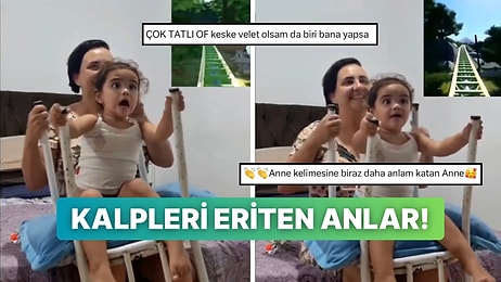 Lunaparkı Adeta Eve Taşıyan Anne Kızına Heyecan Dolu Anlar Yaşattı