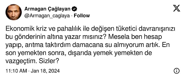 Kendince ürettiği çözümleri de paylaşıp farklı fikirler olması adına takipçilerine danışıyor.