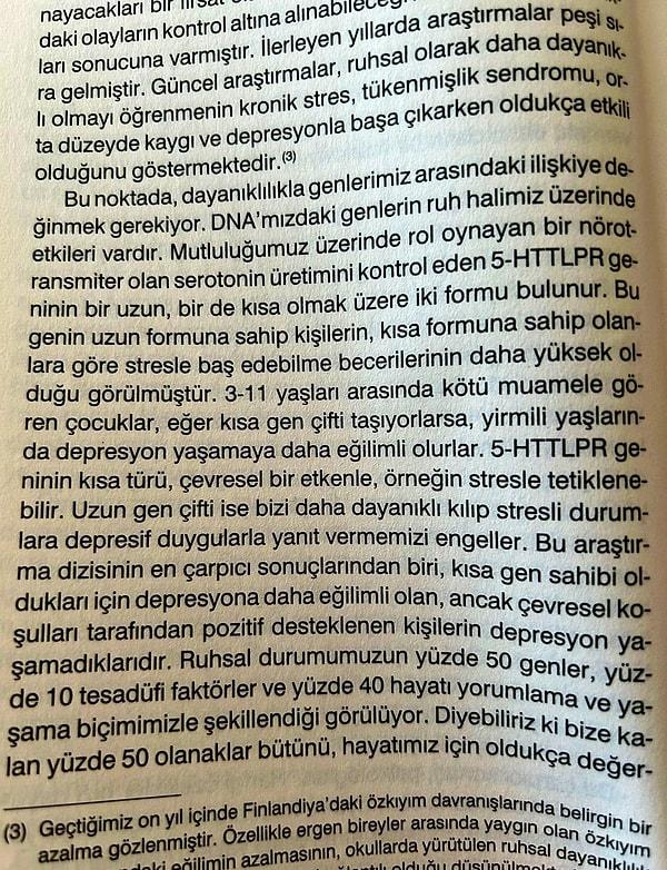 Ayrıca gönderinin altında başka bir kullanıcı, Nazar Tüysüzoğlu'nun "Ruhsal Dayanıklılık" kitabında da bu konuyu ele aldığını dile getirdi.