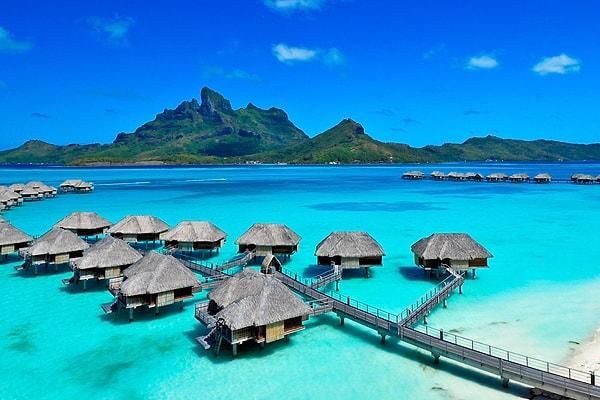 5. Bora Bora - Fransız Polinezyası