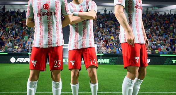 EA Sports FC 24'ün Orkun Işıtmak imzalı milli formalarındaki detaylar da göze çarpıyor.