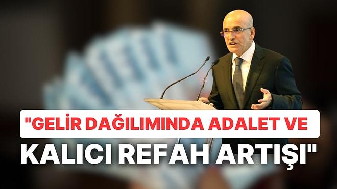 Mehmet Şimşek'ten "Enflasyon" Mesajı: "Gelir Dağılımında Adalet ve Kalıcı Refah Artışı"