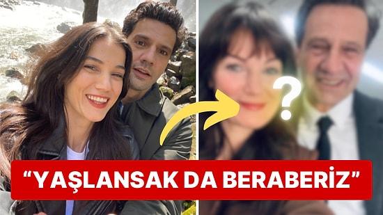 Filtreyle Seneler Sonrasına Giden Pınar Deniz ve Kaan Urgancıoğlu'dan Esprili "Yaşlansak da Beraberiz" Pozu!