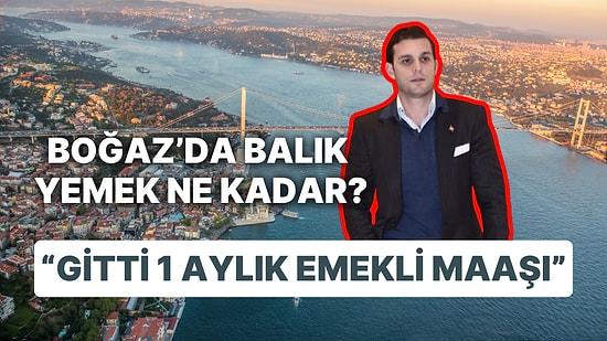 Siyasetçi ve Oyuncu Mehmet Aslan Boğaz'da Gelen Balık Hesabına İsyan Etti