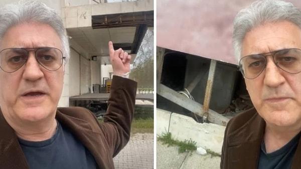 Ünlü isim geçtiğimiz aylarda Antalya'da olduğu sırada Haşim İşcan Kültür Merkezi'nin halini videoya çekmiş ve binanın durumundan şikayet etmişti.
