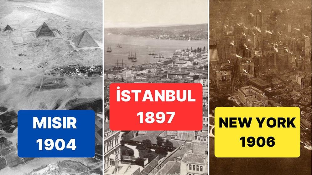 Şehirlerin Yıllar Önce Çekilmiş Kuş Bakışı Fotoğraflarını Daha Önce Hiç Görmediniz