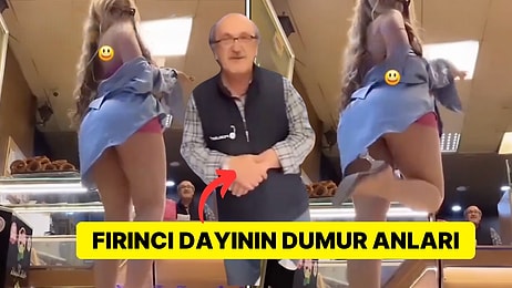 Fırın Dükkanına Gidip Aniden Twerk Yapmaya Başlayan Kadının Fırıncı Dayıyı Dumur Ettiği Anlar