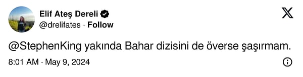 7. Yazar Netflix'te izlediği her diziyi beğendiğinde ben;