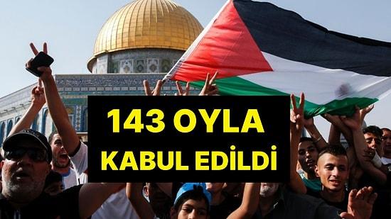 Birleşmiş Milletler'den Flaş Filistin Kararı: 143 "Evet" Oyuyla Kabul Edildi