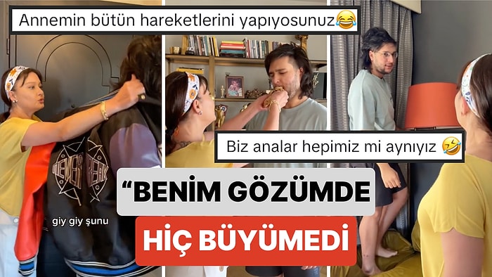 Paylaştığı Videolara Güldüren Nurgül Yeşilçay Bu Sefer de Oğluyla Birlikte Bir "Anneler Günü" Videosu Çekti