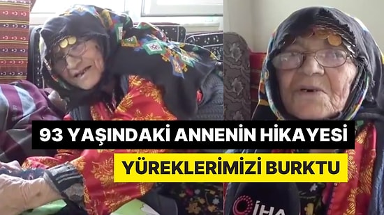 Doğuştan Engelli Oğullarının Tüm Bakımlarını Üstlenen 93 Yaşındaki Anne Yürekleri Burktu