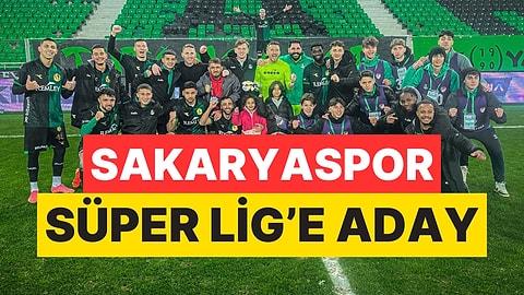 1. Lig'de Normal Sezon Tamamlandı! Sakaryaspor Play-Off Finaline Yükseldi
