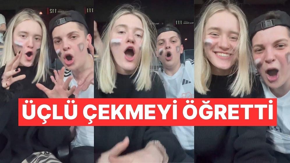 Ebrar Karakurt Rus Takım Arkadaşı Yulia Brovkina'ya Beşiktaş Sevgisini Aşıladı
