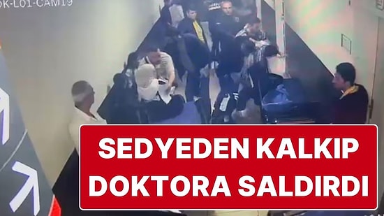 Motor Kazası Geçirdi, Sedyeden Zıplayıp Doktora Saldırdı