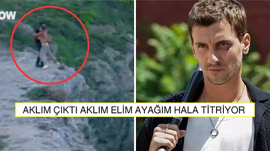 Bertan Asllani Dublör Kullanmadığı Sahnede Yürekleri Ağza Getirdi!