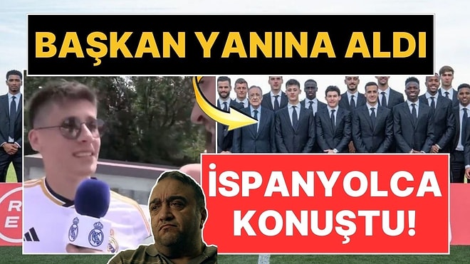 Şampiyonluk Kutlamalarında Arda Güler Rüzgarı: Perez'in Hemen Yanında... İspanyolca Konuştu!