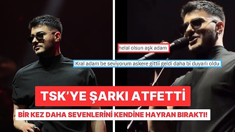 Ünlü Şarkıcı Semicenk Bir Konserinde TSK'ye Atfettiği Şarkıyla Dinleyenlerine Gurur Dolu Anlar Yaşattı