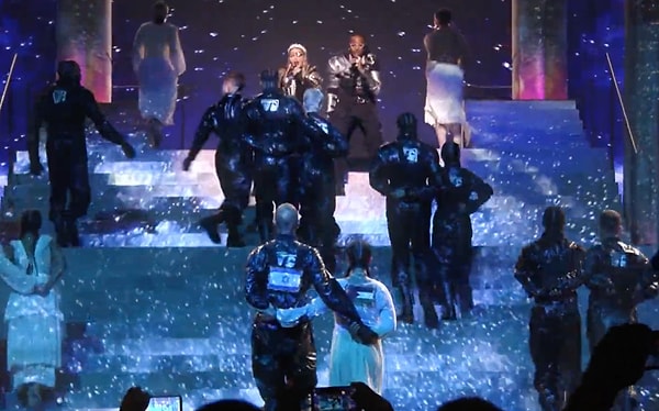 In 2019, Madonna appeared as a guest at Eurovision with her song 'Future.'