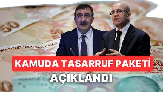 Kamuda Tasarruf Paketi Açıklanıyor: Cevdet Yılmaz ve Mehmet Şimşek'ten "Tasarruf ve Verimlilik Paketi"