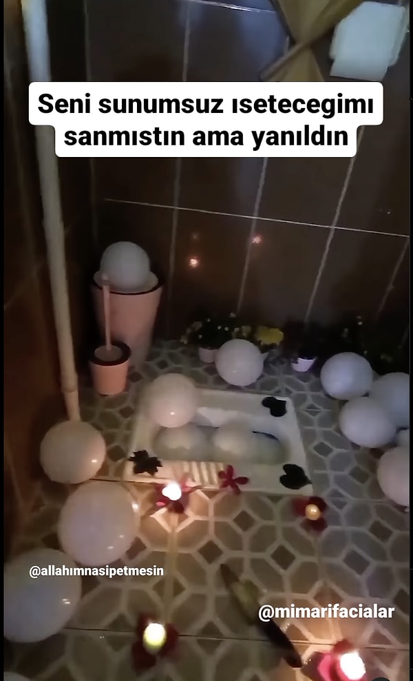 4. Sevgilisini sunumsuz işetmeyen de ne bileyim...