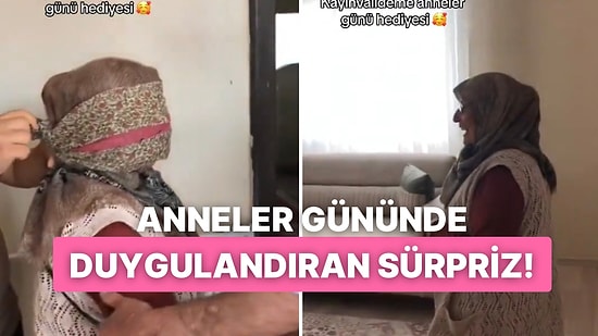 Çeyizindeki Çekyatları Kullanan Kadına Ailesi Yeni Koltuk Takımı Alarak Anneler Gününü Kutladı