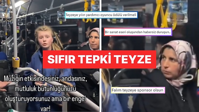 Dünya Umurunda Değil! Çiğnediği Sakızla Rol Çalan Teyze Sosyal Medyanın Gündeminde