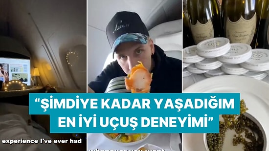 Ünlü YouTuberın Lüks Uçak Yolculuğunu Görünce Ekrana Ekmek Banacaksınız!