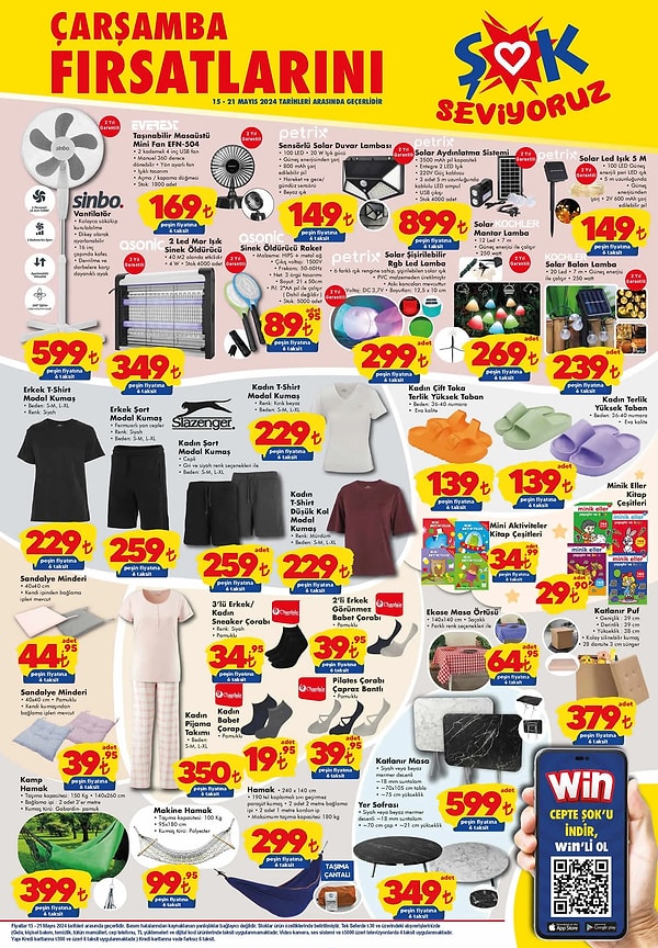 Sinbo Vantilatör 599 TL