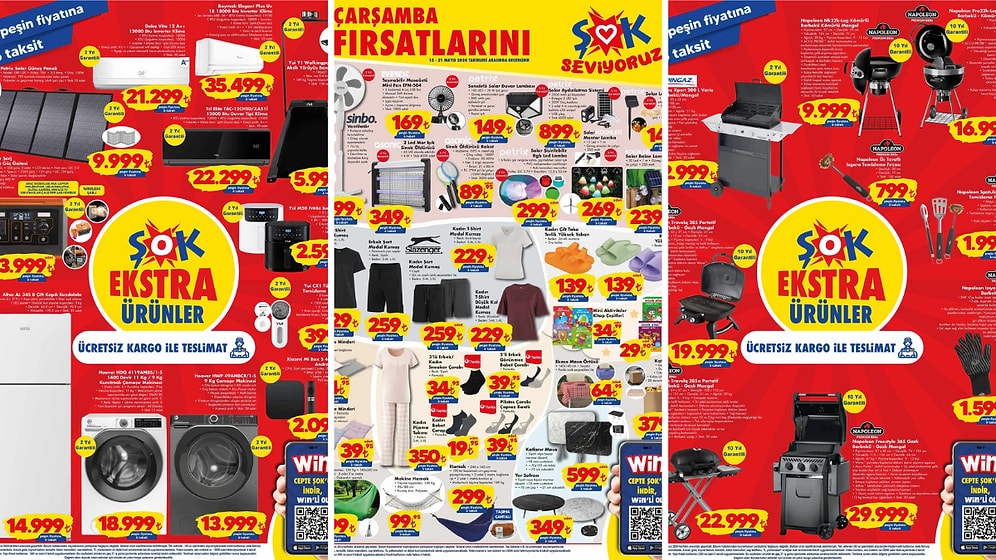 ŞOK'a Akıllı Yürüyüş Bandı ve Kamp Ürünleri Geliyor! 15 Mayıs 2024 ŞOK Aktüel Ürünler Kataloğu