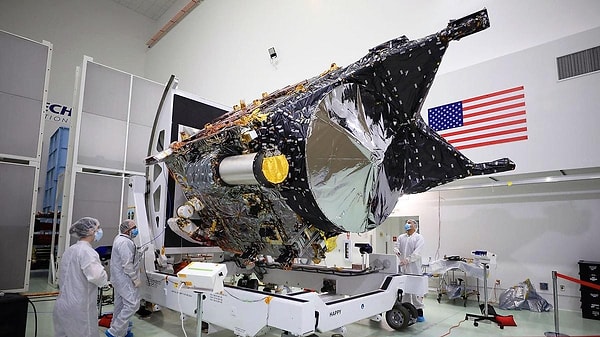 Psyche is an orbiting spacecraft launched by NASA in October 2023.