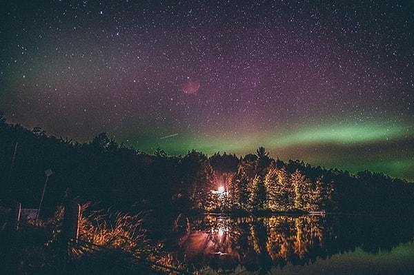 Formation of Northern Lights: A Celestial Display