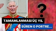 Tahta Çıktığından Beri İlk Defa Resmi Portresi Yapılan Kırmızılar İçindeki Kral Charles'a Yorumlar Gecikmedi