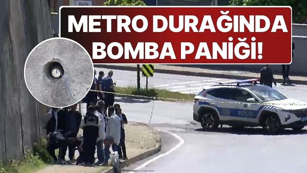 Başakşehir Sanayi Sitesi Metro Durağında Bomba Paniği: Fitilin Ucu Yanmış Vaziyette Bulundu