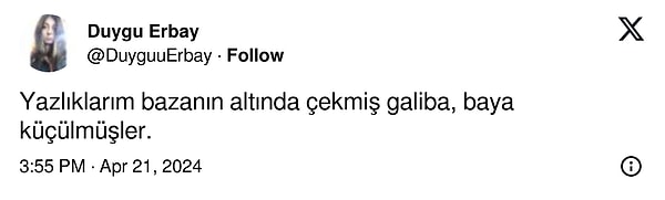 Başka açıklaması olamaz canım bunun.