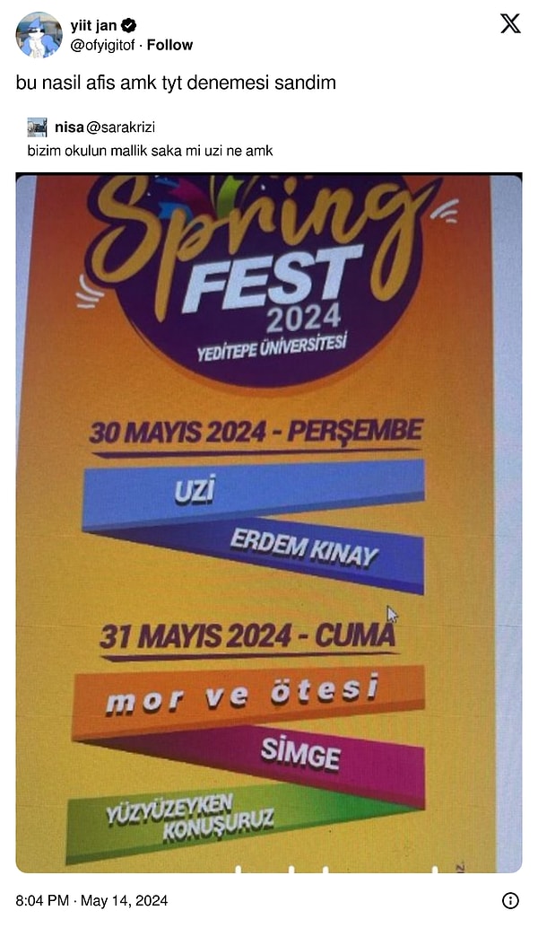 Festival yayınları