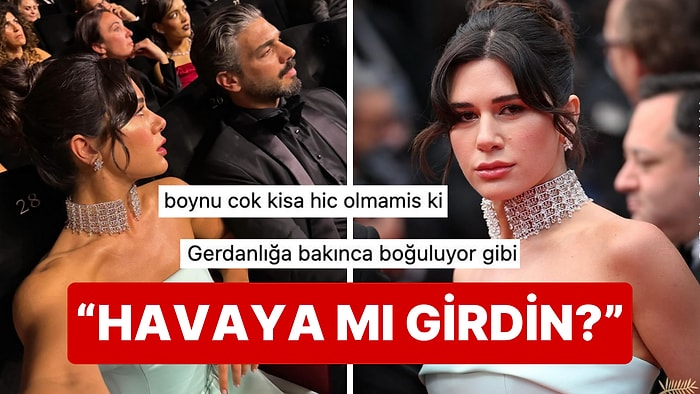 Şükrü'süyle Cannes'da Boy Gösteren Sindirella'dan Hallice Sibil Çetinkaya'nın Takısı da Tarzı da Dillere Düştü