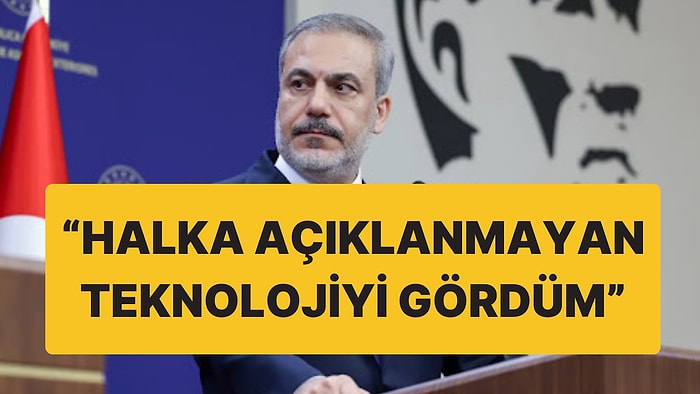 Dışişleri Bakanı Hakan Fidan’ın Yapay Zeka Açıklaması: “Halka Açık Olmayanlarını Gördüm”