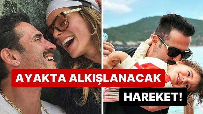 Özge Özpirinççi'nin Yoğun Temposuna Karşılık Kocası Burak Yamantürk'ün Kızları Mercan'a Bakması Takdir Topladı