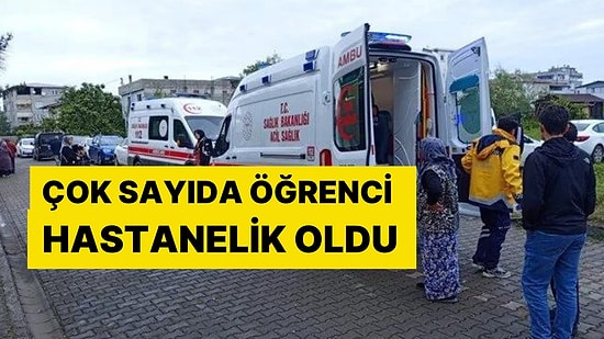 Okulda Biber Gazı Topu Patladı: 25 Öğrenci Hastanelik Oldu