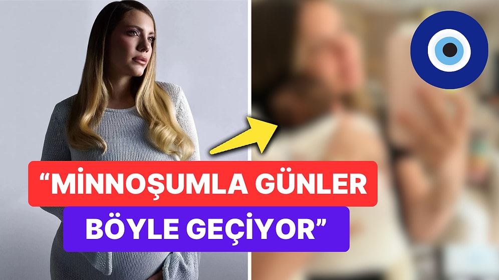 Taze Anne Eda Ece Minik Kızı Mina İpek'le İlk Kez Paylaşım Yaptı!