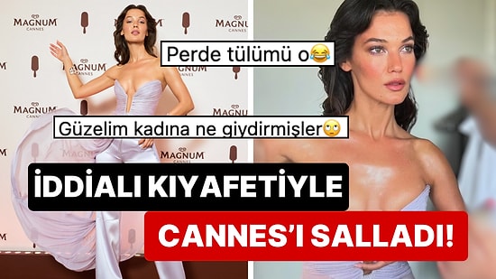 Cannes'da Boy Gösteren Pınar Deniz'in İddialı Yürüyüşü ve Tüllerden Oluşan Kıyafetine Yorumlar Gecikmedi