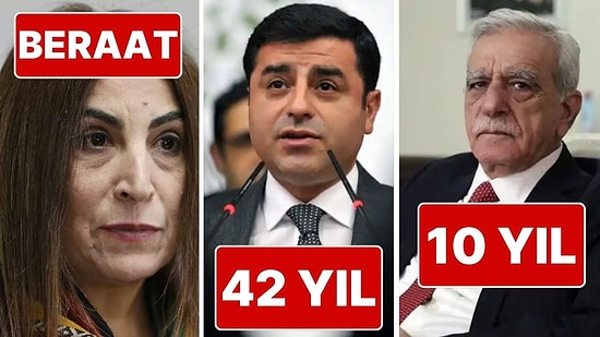 Kobani Davası'nda Kararlar Açıklanıyor: Selahattin Demirtaş'a 42 Yıl Hapis Cezası Verildi