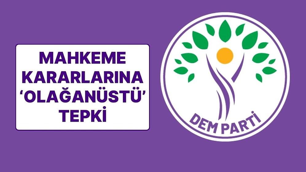 DEM Parti’den Kobani Davası Kararları Sonrasında Olağanüstü Toplantı Kararı