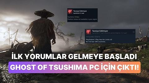 Ghost of Tsushima PC İçin Çıktı: Olumsuz Yorumlar Gelmeye Başladı!