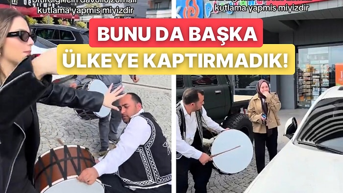 Üniversiteyi 6 Yılda Bitiren Gence Arkadaşlarından Davullu Zurnalı Kutlama!